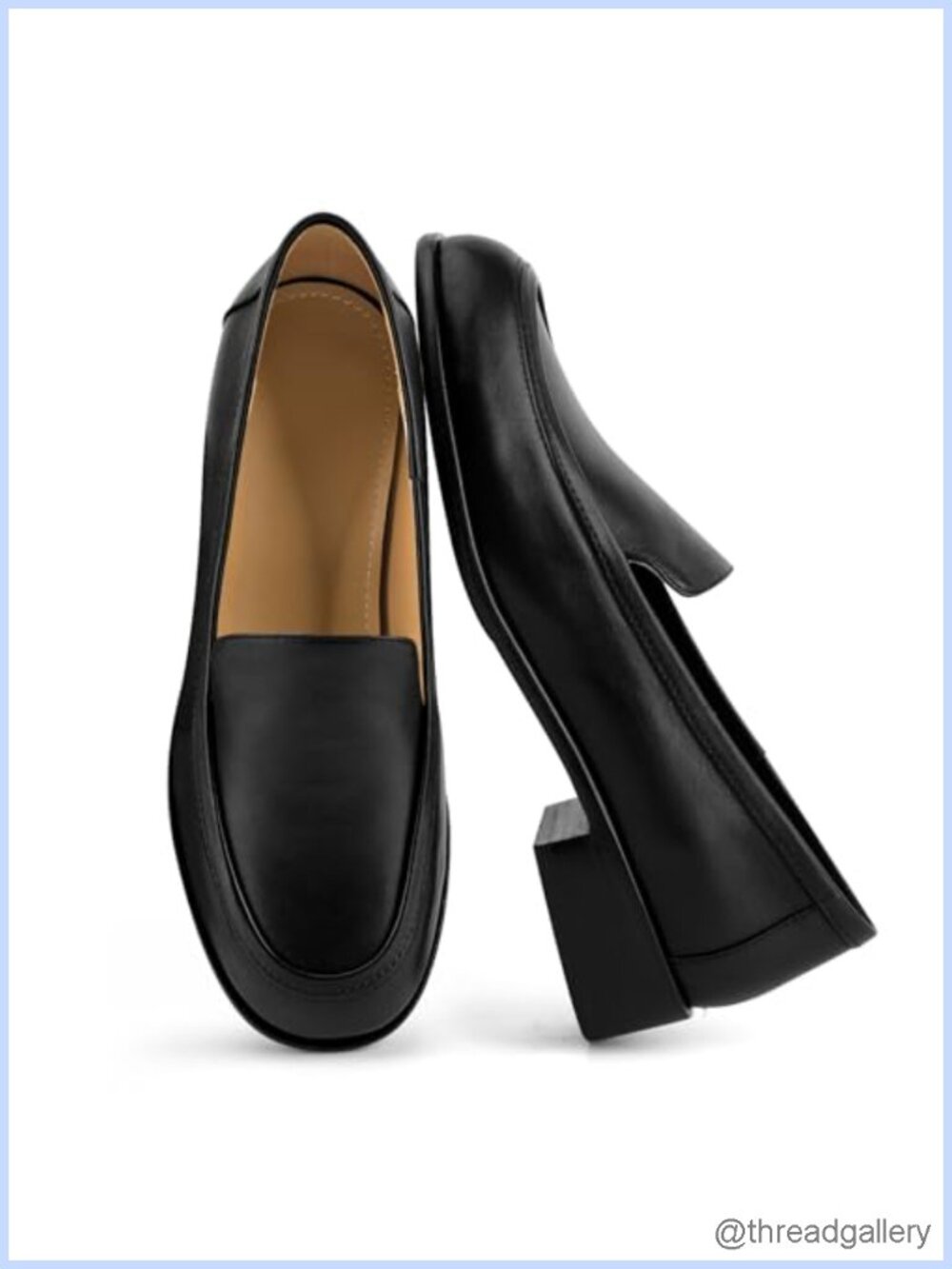 Leather Penny Loafers Mocc Slip-On Work Flats Shoes